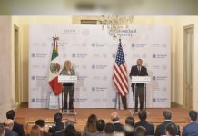 Tráfico de armas y derechos humanos, temas de reunión Navarrete-Nielsen