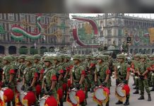 Sin novedad concluye desfile militar, informan al presidente Peña Nieto