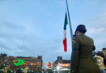 Izan bandera en memoria de las víctimas de los terremotos de 1985 y 2017